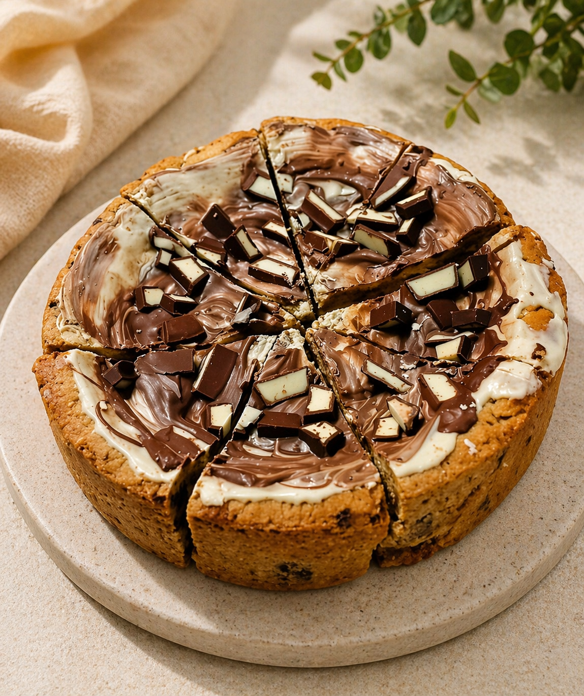 Whole Deep Dish Cookie Pie